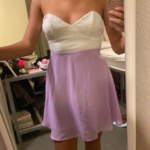 Cute light purple flowy dress